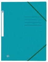 OXFORD Eckspanner Eckspannmappe TOP FILE+ aqua DIN A4 aqua