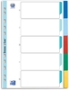 OXFORD Register Oxford PP-Reg. A4 5-teilig farbsortiert