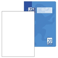 OXFORD Schulhefte Oxford Heft A4 blanko blau blanko DIN A4 16