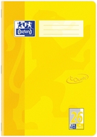 OXFORD Schulhefte Oxford Heft A4 kar. RD gelb kariert DIN A4 16