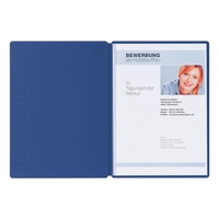 PAGNA Bewerbungsmappen Solo DIN A4 blau