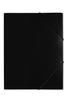 PAGNA Eckspanner Gummizugmappe A4 Lucy Trend sz DIN A4 schwarz