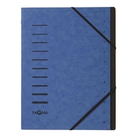 PAGNA Ordnungsmappe 12 Fächer - blau
