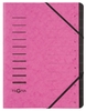 PAGNA Ordnungsmappe Pagna Ord.Mappe 12tlg dra DIN A4 12-Fach Rosa