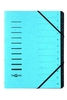 PAGNA Ordnungsmappe Pagna Ord.Mappe 12tlg hellblau DIN A4 12-Fach Blau
