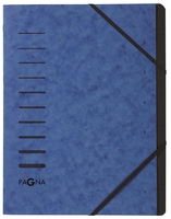 PAGNA Ordnungsmappe Pagna Ordnungsmappe 7tlg.blau DIN A4 7-Fach Blau