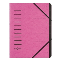 PAGNA Ordnungsmappe Pagna Ordnungsmappe 7tlg.dra DIN A4 7-Fach Rosa