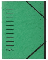 PAGNA Ordnungsmappe Pagna Ordnungsmappe 7tlg.grün DIN A4 7-Fach Grün