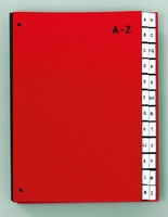 PAGNA Pultordner Pultordner A-Z rot DIN A4 24 Taben rot