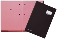PAGNA Unterschriftenmappen DE LUXE DIN A4 Schwarz
