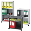 PAPERFLOW Bürowagen Mobil 65, 1 x 33, 0 x 86, 4 cm anthrazit