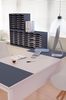 PAPERFLOW Sortierstation Sortierstation 24 F. anthrazit DIN A4 24-Fach Grau