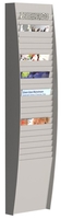 PAPERFLOW Sortiertafeln Sortiertafel 25 Fä. grau DIN A4 25-Fach Grau
