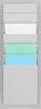 PAPERFLOW Wandprospekthalter Wandprospekthalter 6x A4 grau DIN A4 6-Fach Grau