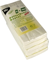 PAPSTAR Frühstücksbeutel 10, 0 x 21, 0 cm Pergamentersatzpapier weiß