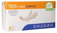 PAPSTAR Handschuhe Medi. Hands. Vinyl Comf S tr S Transparent