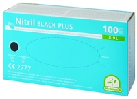 PAPSTAR Handschuhe Medi. Hands.Nitril BlackP L sz L Schwarz
