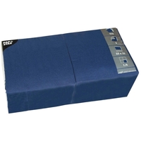 PAPSTAR Serviette dunkelblau 3-lagig 16, 5 x 16, 5 cm - 250 Stück