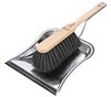 Peggy Perfect® Kehrgarnituren Edelstahl,  Holz,  Kunsthaar silber