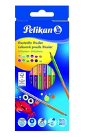Pelikan Buntstifte Pelikan Buntstifte Bicolor12St Mehrfarbig