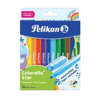 Pelikan Filzstifte Pelikan Filzst. Colorella 10St 0.6 mm Mehrfarbig