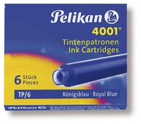 Pelikan Tintenpatronen für Füller Pelikan Tintenpatronen Tp/6 königsblau