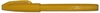 Pentel Filzstift Fasermaler Sign Pen 0, 8mm ge 0.8 mm Gelb