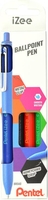 Pentel Kugelschreiber Kugelschreiber-Set 0, 5mmfs 4St 0.5 mm Mehrfarbig