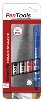 Pentel Permanentmarker Permanentma 1, 5-7 mm sw 4St 1.5 - 7.0 mm Mehrfarbig