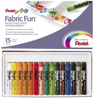 Pentel Stoffmalkreide 15 St