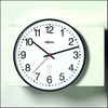 PEWETA Wanduhren Funk-Wanduhr Kunstst.schw.30cm 30 cm Schwarz