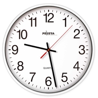 PEWETA Wanduhren Peweta Wanduhr weiß 25 cm weiß