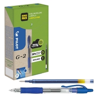 PILOT Gelschreiber 12xPilot G2 blau + 12 Minen 0.4 mm Blau