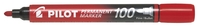 PILOT Permanentmarker Pilot Marker perm. SCA-100,  rt 1.0 mm Rot