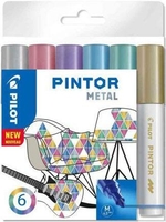 PILOT Pigmentmarker Pintor 4.0 - 12.0 mm Mehrfarbig
