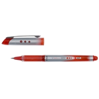 PILOT V-BALL GRIP 07 Tintenroller rot/silber 0, 4 mm - Schreibfarbe rot