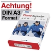Plano Kopierpapier Plano Superior Papier A3,  80g DIN A3 80 g/m²