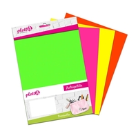 plottiX PremiumFlex Neon Bundle - 4 Stück (20 x 30 cm)