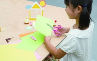 PLUS JAPAN Scheren PLUS Kindersch.Fitcut Curve pk 14.5 cm pink