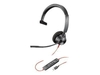 Poly Blackwire 3300 Series 3310 Mono Headset On-Ear
