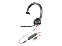 Poly Blackwire 3300 Series 3315 Mono Headset On-Ear