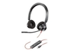 Poly Blackwire 3300 Series 3320 Stereo Headset On-Ear