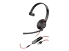 Poly Blackwire 5200 Series C5210 Mono Headset On-Ear