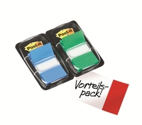 Post-it® Haftmarker 2x 50 Index grün/blau grün und blau