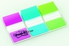 Post-it® Haftmarker 3x20 Haftmarker Index breit lila,  blau,  grün