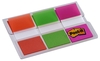 Post-it® Haftmarker 3x20 Haftmarker Index breit orange,  limonengrün,  pink