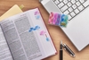 Post-it® Haftmarker 5x20 Haftmarker Index Gingham rot,  pink,  türkis,  blau,  lila