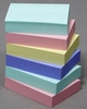 Post-it® Haftnotizen 6 Recycl.Notes 38x51,  100 Bl farbsortiert