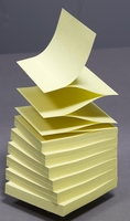 Post-it® Haftnotizen 6 Recycl.Z-Notes gelb 7, 6x7, 6 Gelb
