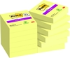 Post-it® Haftnotizen 8+4SuperSticky gelb 47, 6x47, 6 Gelb